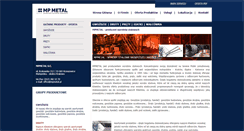Desktop Screenshot of mpmetal.pl