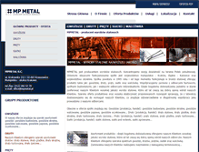 Tablet Screenshot of mpmetal.pl